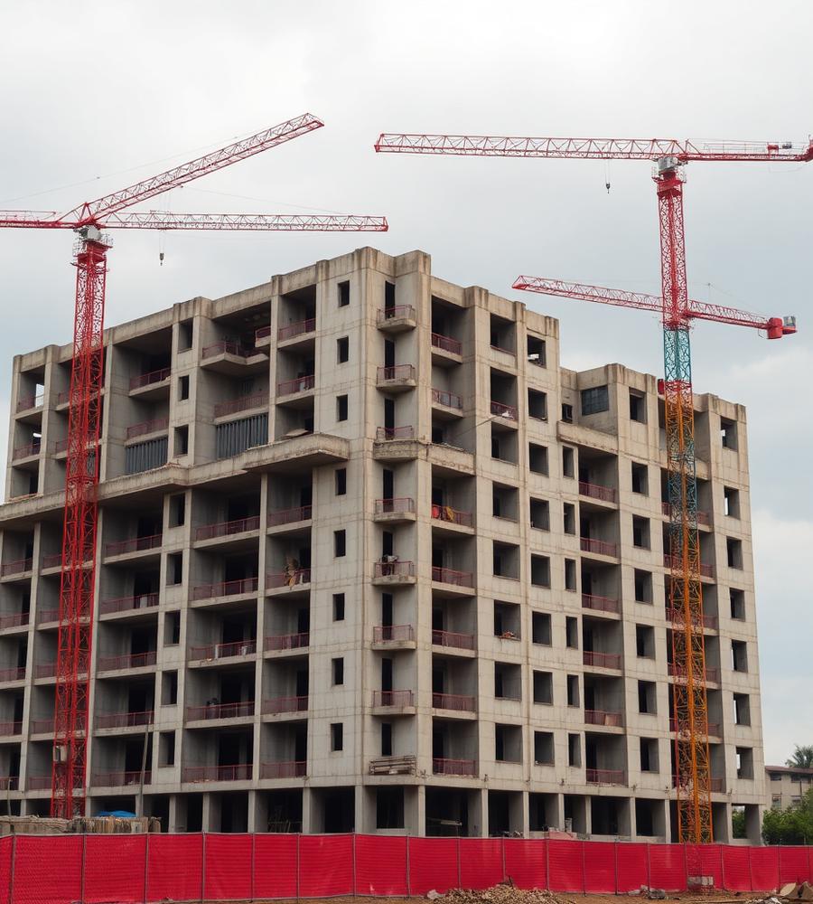 Obra de un desarrollo residencial detenida